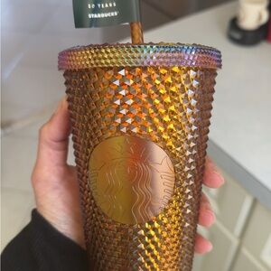 Starbucks Iridescent Amber Studded Tumbler